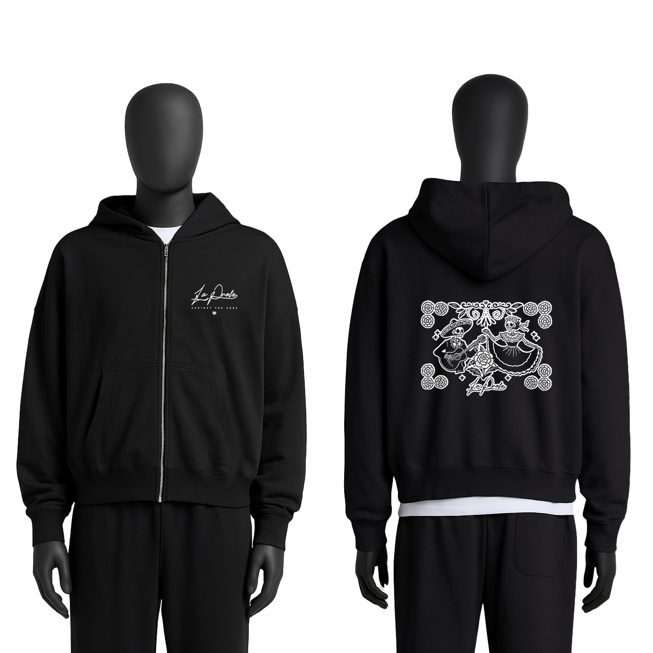 Hoodie Double zip