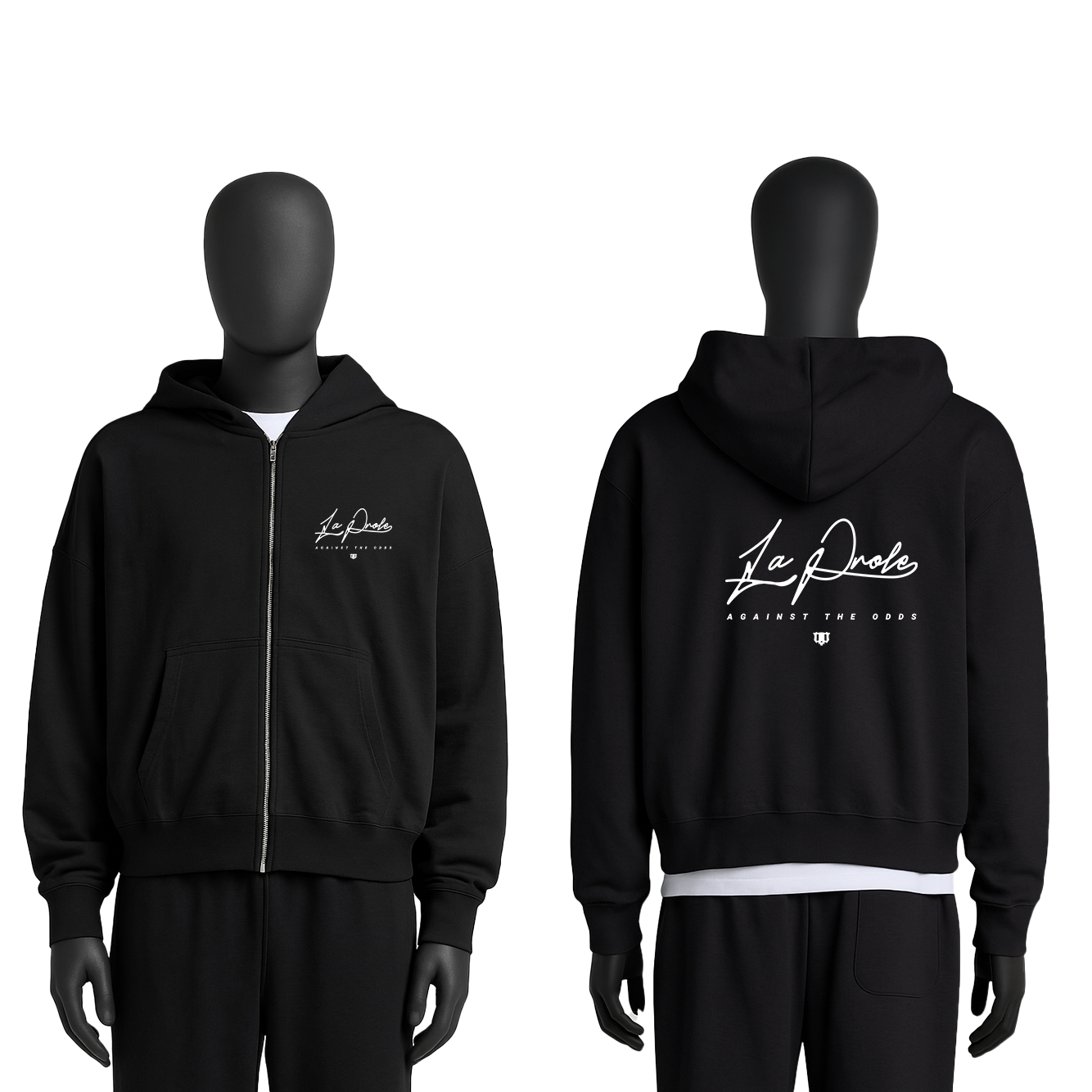 Hoodie Double zip